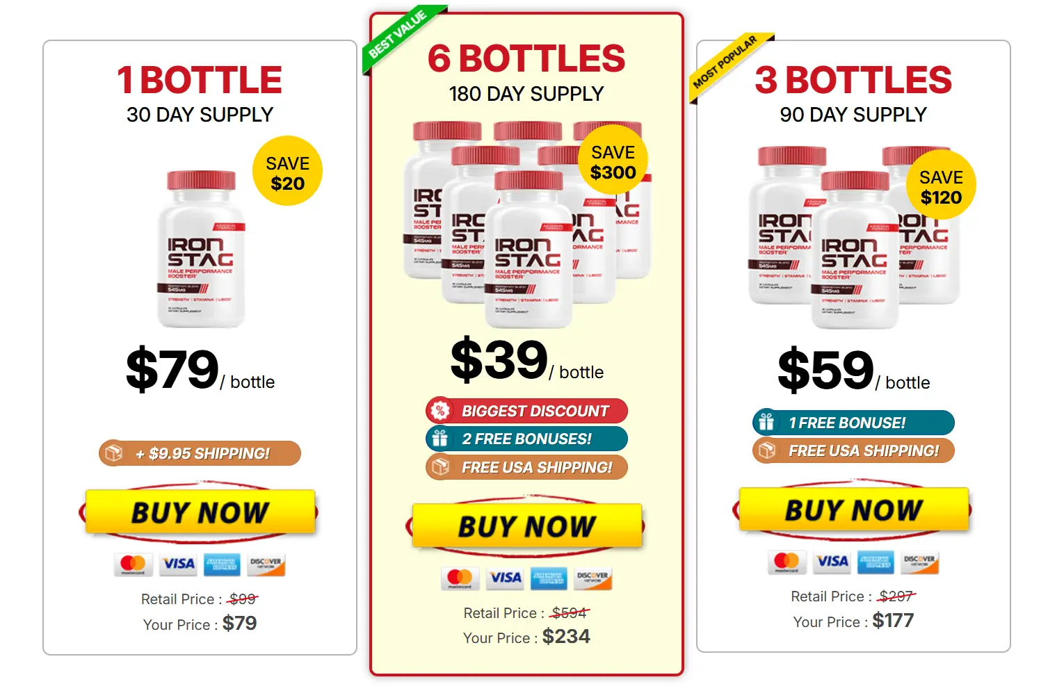 Iron Stag pricing